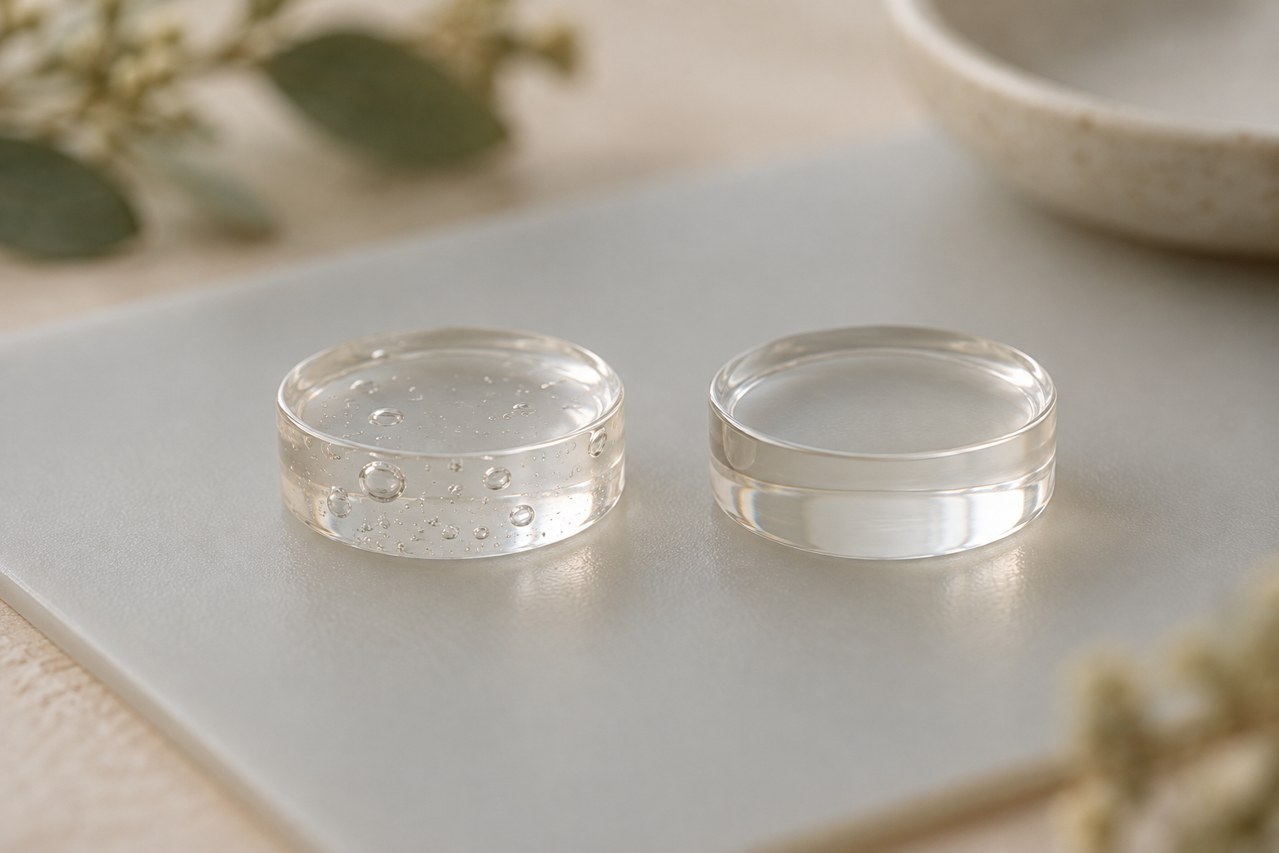 レジンに気泡が入ったら｜流す前・硬化前に見直したいことの生成イメージ